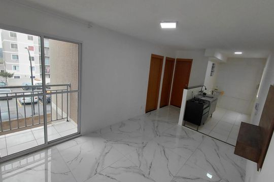 Sala de apartamento para alugar com 2 quartos, 45m² em Caucaia do Alto, Cotia