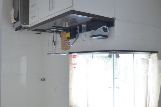 Cozinha  de apartamento à venda com 2 quartos, 80m² em Jardim Jamaica, Santo André