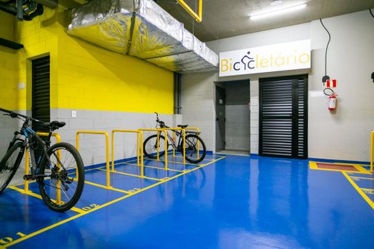 Área comum - Bicicletário de kitnet/studio para alugar com 1 quarto, 63m² em Santana, São Paulo