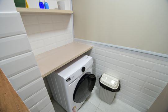 Área de Serviço de kitnet/studio para alugar com 1 quarto, 40m² em Cambuí, Campinas