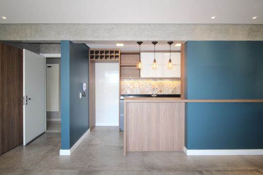 Cozinha de apartamento à venda com 2 quartos, 90m² em Jardim Sabará, Porto Alegre