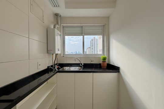 Área de Serviço de apartamento à venda com 1 quarto, 48m² em Campo Belo, São Paulo