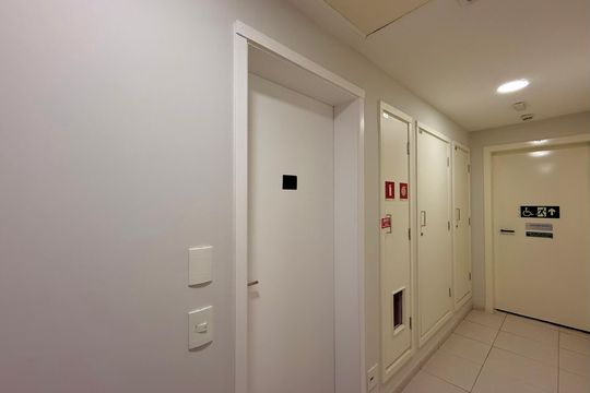 Hall Apartamento de apartamento à venda com 1 quarto, 48m² em Campo Belo, São Paulo