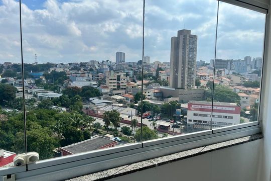 Varanda de apartamento à venda com 1 quarto, 55m² em Jardim, Santo André