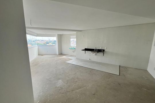 Sala de apartamento à venda com 1 quarto, 55m² em Jardim, Santo André