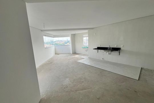 Sala de apartamento à venda com 1 quarto, 55m² em Jardim, Santo André