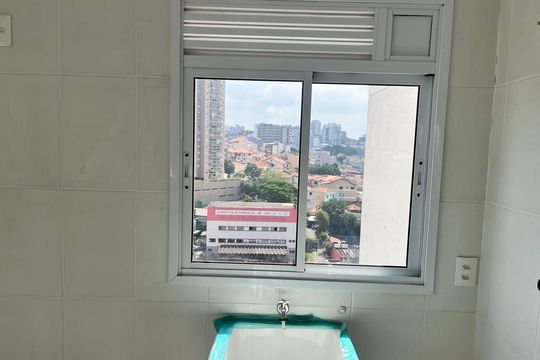Área de serviço de apartamento à venda com 1 quarto, 55m² em Jardim, Santo André