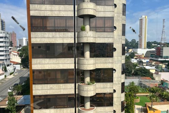 Vista da varanda de apartamento à venda com 1 quarto, 55m² em Jardim, Santo André