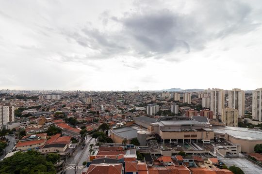 Varanda da Sala - Vista de apartamento à venda com 2 quartos, 60m² em Lauzane Paulista, São Paulo