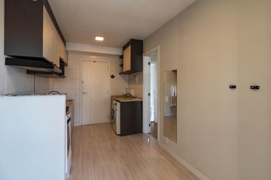 Sala de apartamento à venda com 1 quarto, 32m² em Vila Romana, São Paulo
