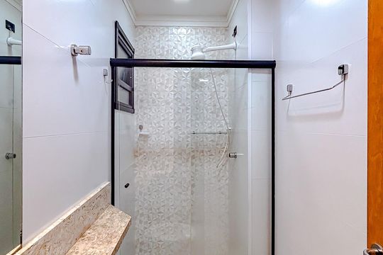 Banheiro de apartamento à venda com 2 quartos, 45m² em Vila Nova Savoia, São Paulo
