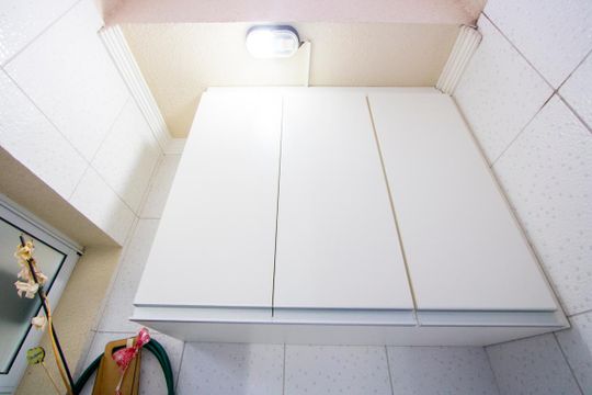 Área de serviço de apartamento à venda com 2 quartos, 49m² em Jardim Progresso, Santo André