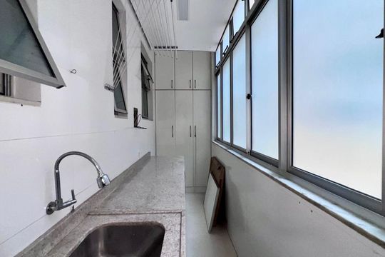 Área de Serviço de apartamento à venda com 3 quartos, 150m² em Centro, Belo Horizonte