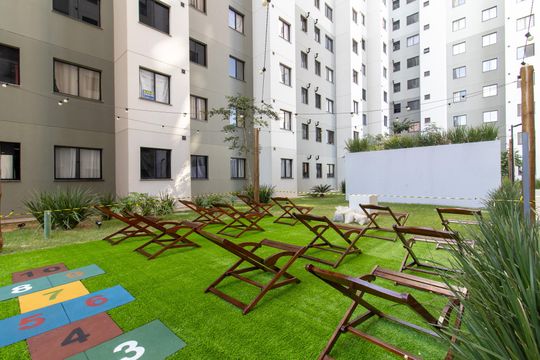 Área comum de apartamento para alugar com 2 quartos, 39m² em Residencial Parque da Fazenda, Campinas