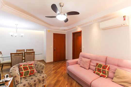 Sala de apartamento à venda com 3 quartos, 107m² em Brás, São Paulo