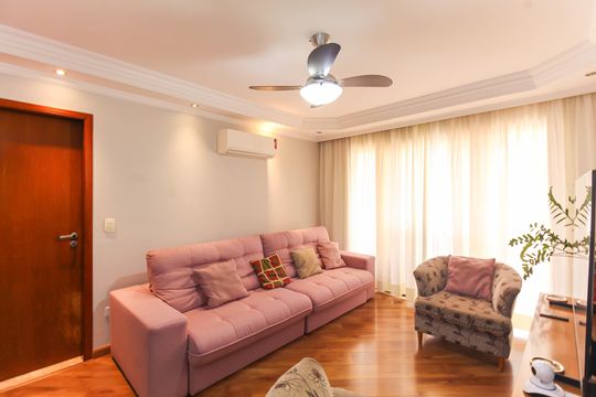 Sala de apartamento à venda com 3 quartos, 107m² em Brás, São Paulo