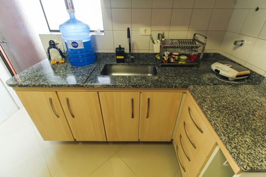Cozinha de apartamento à venda com 3 quartos, 107m² em Brás, São Paulo