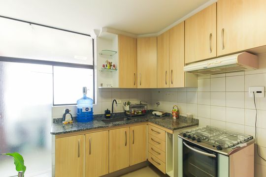 Cozinha de apartamento à venda com 3 quartos, 107m² em Brás, São Paulo