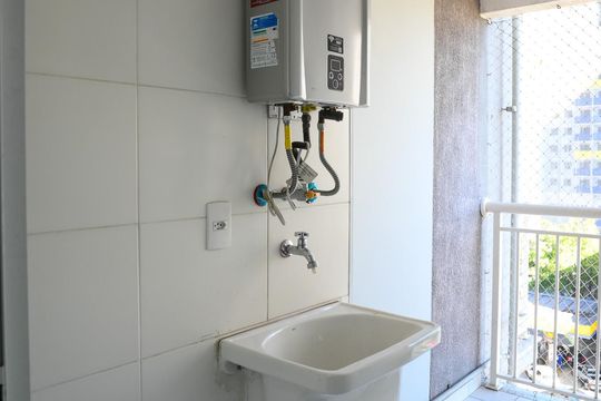 Área de Serviço de apartamento à venda com 3 quartos, 66m² em Vila Dom Pedro I, São Paulo