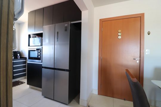 Cozinha de apartamento para alugar com 2 quartos, 68m² em Viviane, Uberlândia
