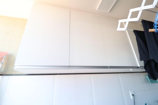 Cozinha e Área de Serviço de apartamento para alugar com 2 quartos, 68m² em Viviane, Uberlândia
