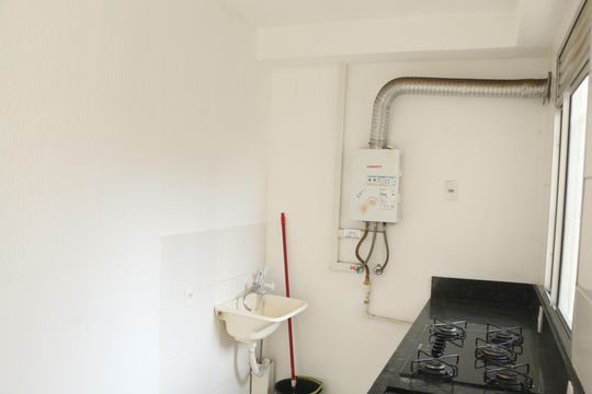 Cozinha de apartamento para alugar com 2 quartos, 43m² em Jardim da Posse, Nova Iguaçu
