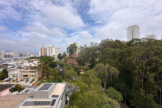 Vista da Sacada de apartamento à venda com 2 quartos, 69m² em Vila Dusi, São Bernardo do Campo