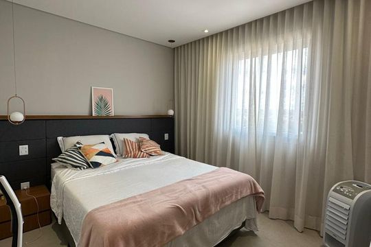 Quarto 1 de apartamento para alugar com 2 quartos, 53m² em Jardim do Lago, Jundiaí