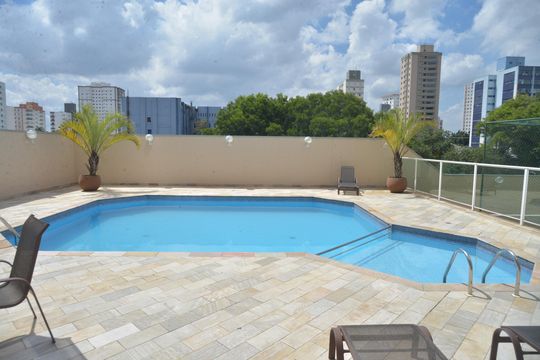 Área comum - Piscina de apartamento à venda com 3 quartos, 100m² em Vila Assunção, Santo André