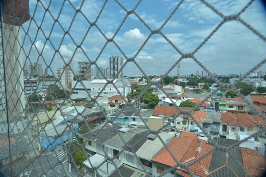 Varanda gourmet de apartamento à venda com 3 quartos, 100m² em Vila Assunção, Santo André