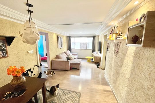 Sala de apartamento à venda com 3 quartos, 100m² em Lauzane Paulista, São Paulo