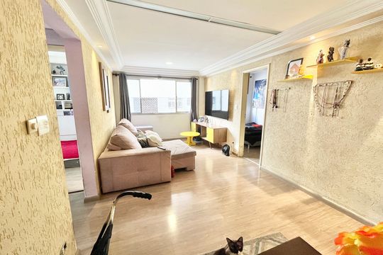 Sala de apartamento à venda com 3 quartos, 100m² em Lauzane Paulista, São Paulo