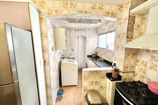 Cozinha e Área de Serviço de apartamento à venda com 3 quartos, 100m² em Lauzane Paulista, São Paulo