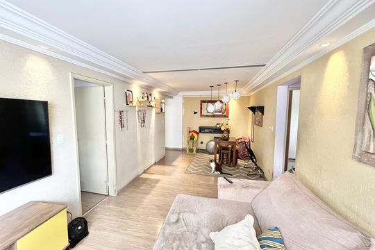 Sala de apartamento à venda com 3 quartos, 100m² em Lauzane Paulista, São Paulo
