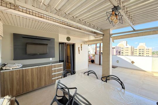 Área externa de apartamento à venda com 2 quartos, 120m² em Mansões Santo Antônio, Campinas