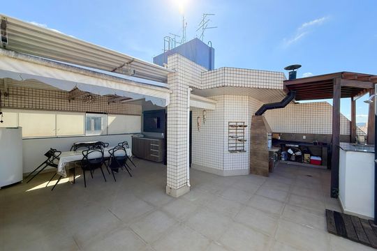 Área externa de apartamento à venda com 2 quartos, 120m² em Mansões Santo Antônio, Campinas