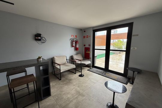 Área comum - Salão de festas de kitnet/studio para alugar com 1 quarto, 41m² em Vila Buarque, São Paulo