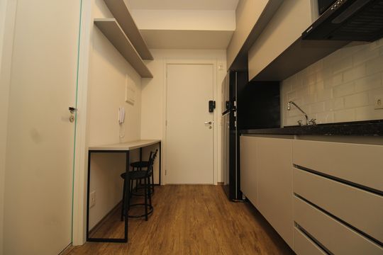 Cozinha de kitnet/studio para alugar com 1 quarto, 23m² em Cursino, São Paulo