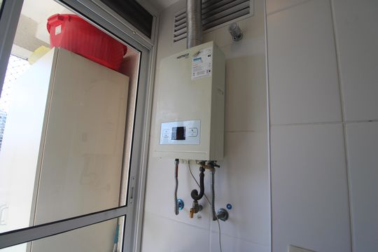 Área de serviço de apartamento à venda com 2 quartos, 70m² em Barra Olímpica, Rio de Janeiro