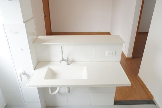 Cozinha de apartamento à venda com 2 quartos, 38m² em Vila Rio de Janeiro, Guarulhos
