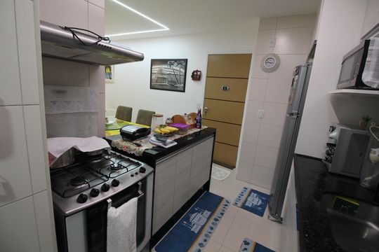 Cozinha de apartamento à venda com 2 quartos, 63m² em Freguesia (jacarepaguá), Rio de Janeiro