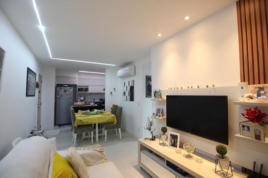 Sala de apartamento à venda com 2 quartos, 63m² em Freguesia (jacarepaguá), Rio de Janeiro