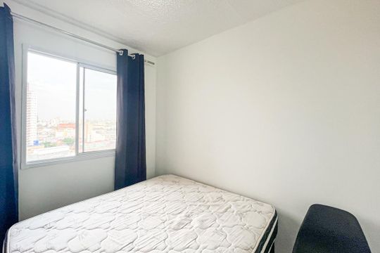 Quarto 1 de apartamento para alugar com 2 quartos, 36m² em Bom Retiro, São Paulo