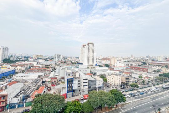 Vista da Sacada de apartamento para alugar com 2 quartos, 36m² em Bom Retiro, São Paulo