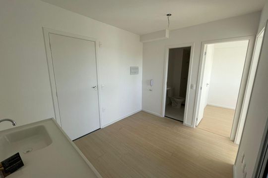 Cozinha de apartamento à venda com 2 quartos, 29m² em Jardim Imperador (zona Leste), São Paulo