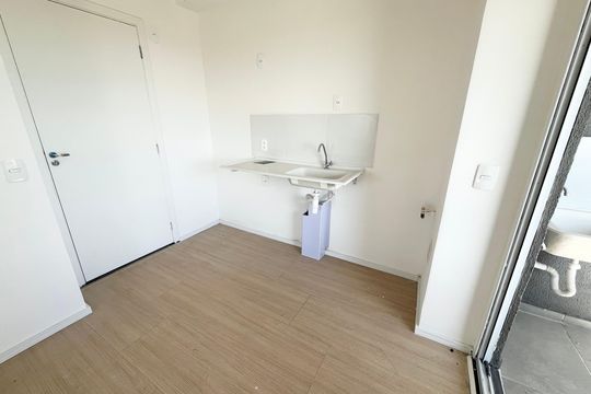 Cozinha de apartamento à venda com 1 quarto, 35m² em Jardim Imperador (zona Leste), São Paulo