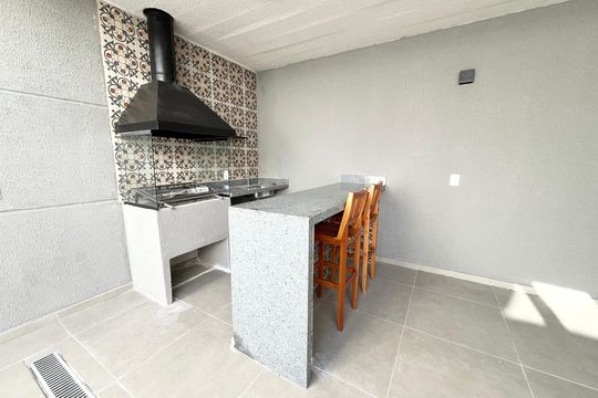 Churrasqueira de apartamento à venda com 2 quartos, 29m² em Jardim Imperador (zona Leste), São Paulo