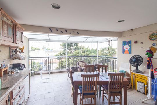 Varanda de apartamento à venda com 3 quartos, 118m² em Ipiranga, São Paulo