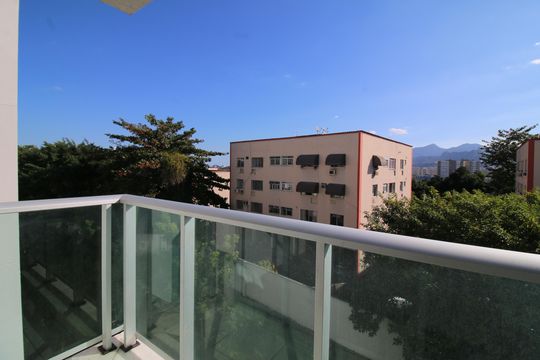 Varanda  da Sala de apartamento para alugar com 2 quartos, 50m² em Pechincha, Rio de Janeiro
