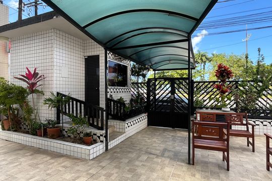 Área comum de apartamento para alugar com 2 quartos, 66m² em José Menino, Santos